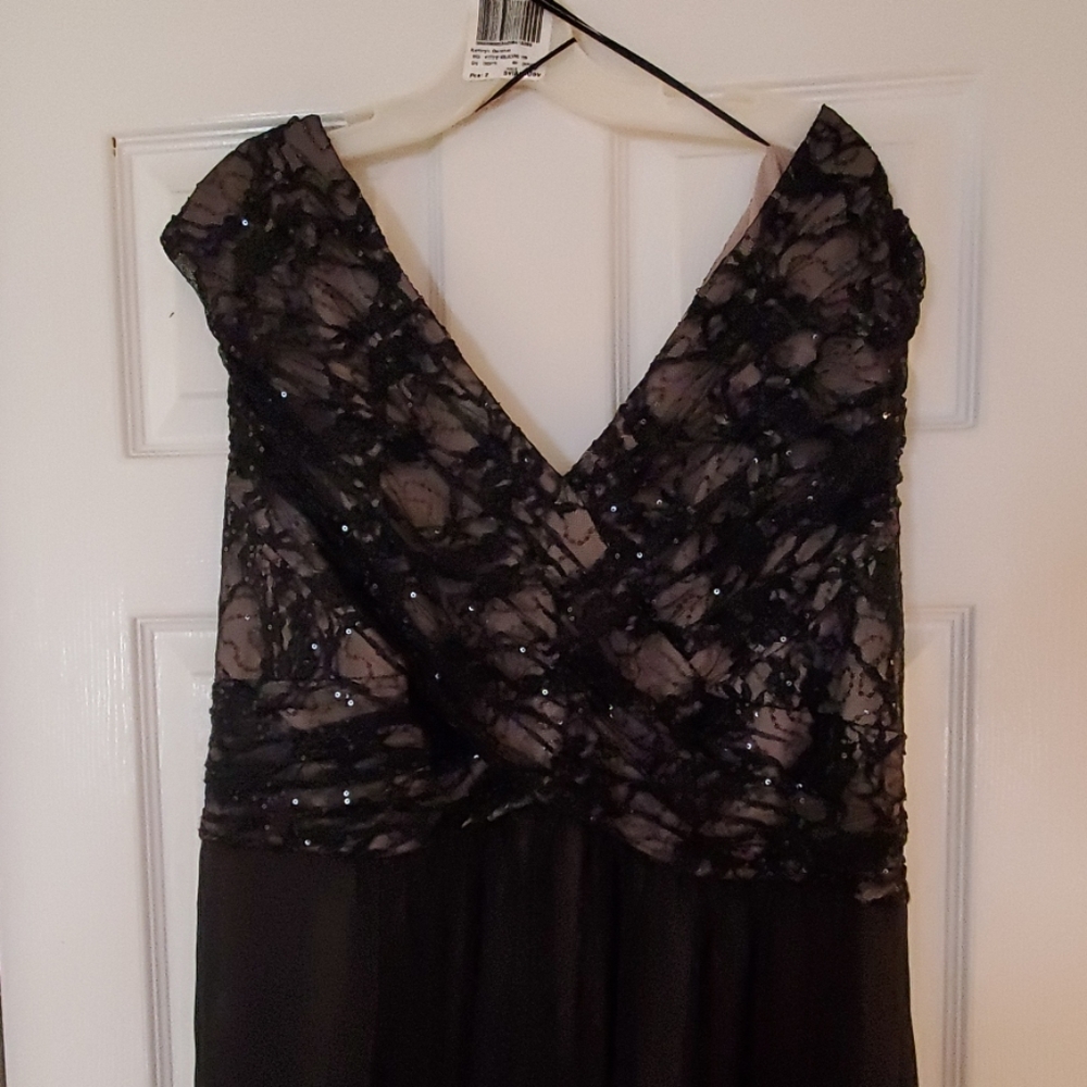 Black evening dress